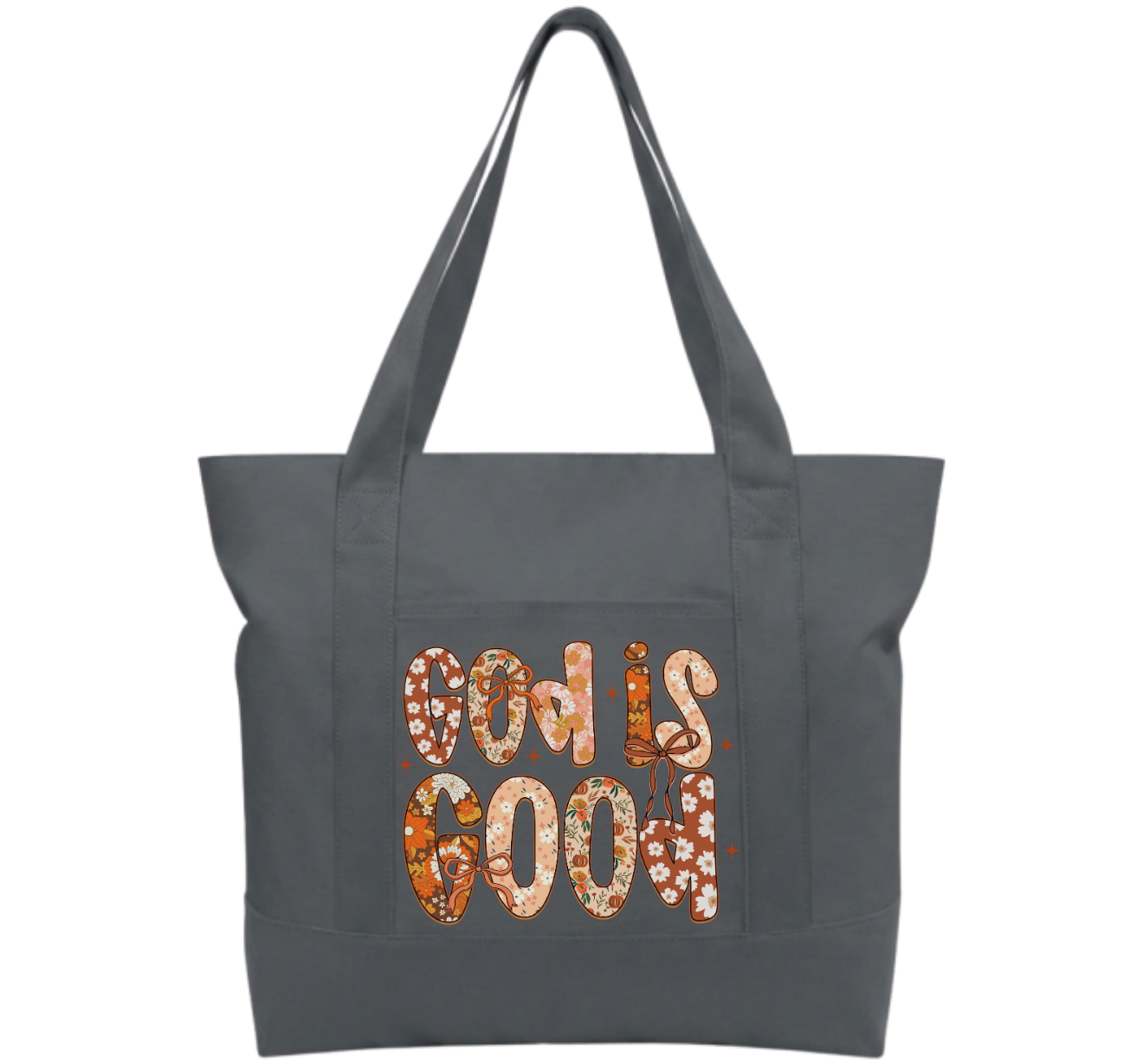 God is Good Cotton Tote Bag