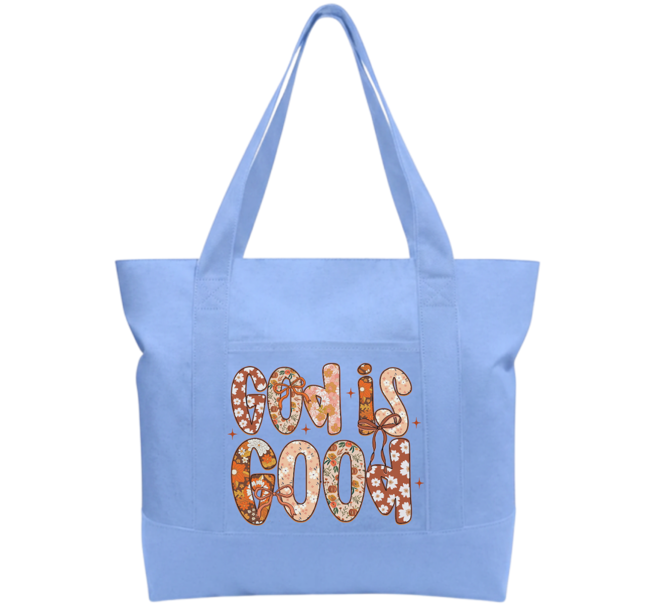 God is Good Cotton Tote Bag