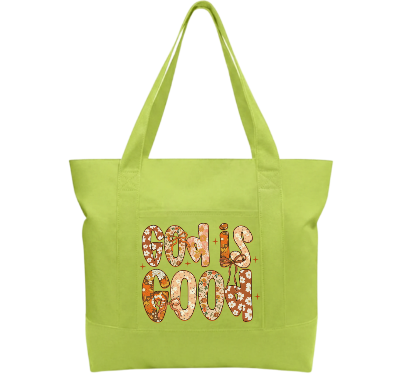 God is Good Cotton Tote Bag