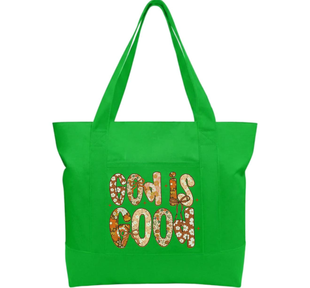 God is Good Cotton Tote Bag