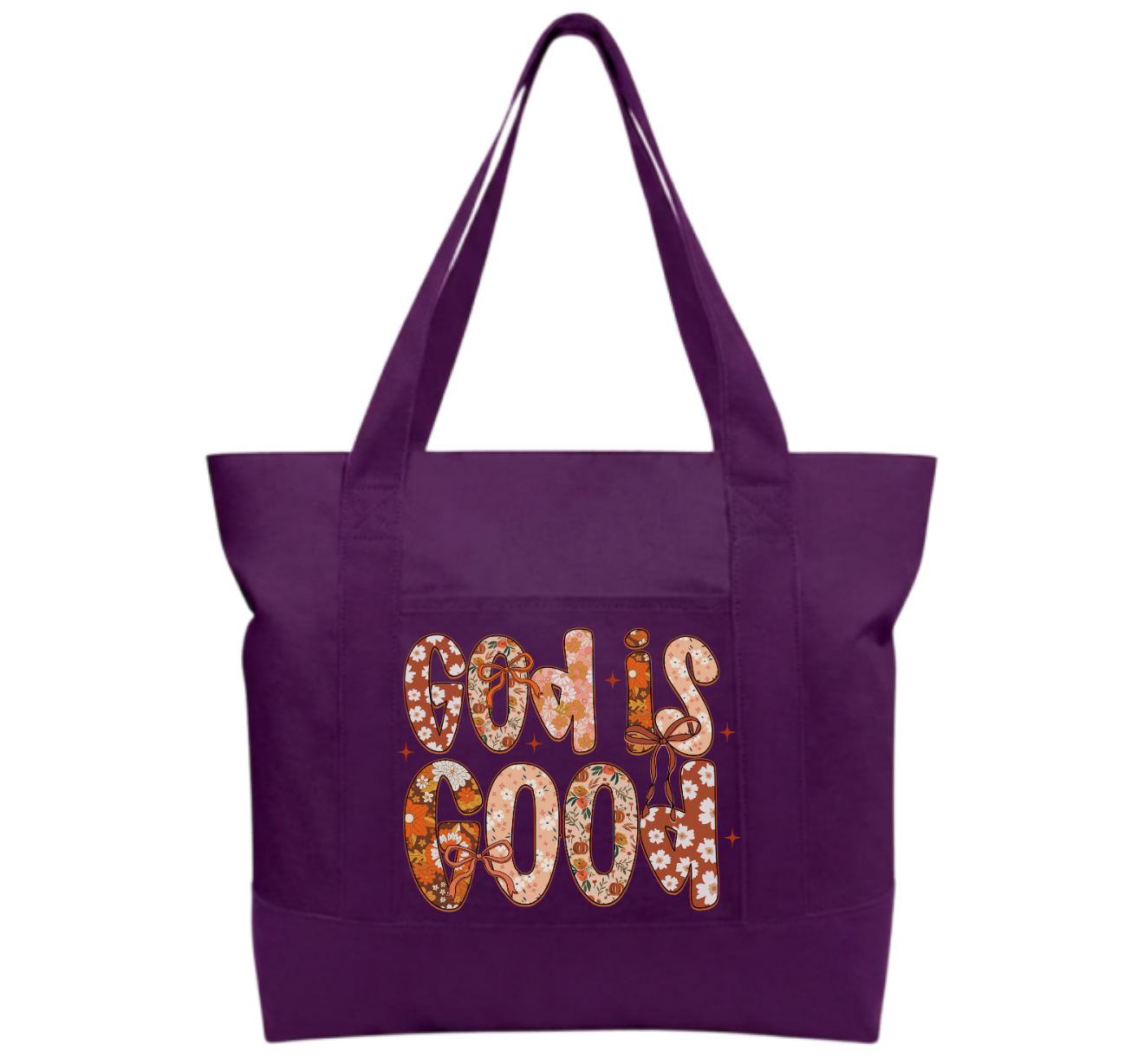 God is Good Cotton Tote Bag