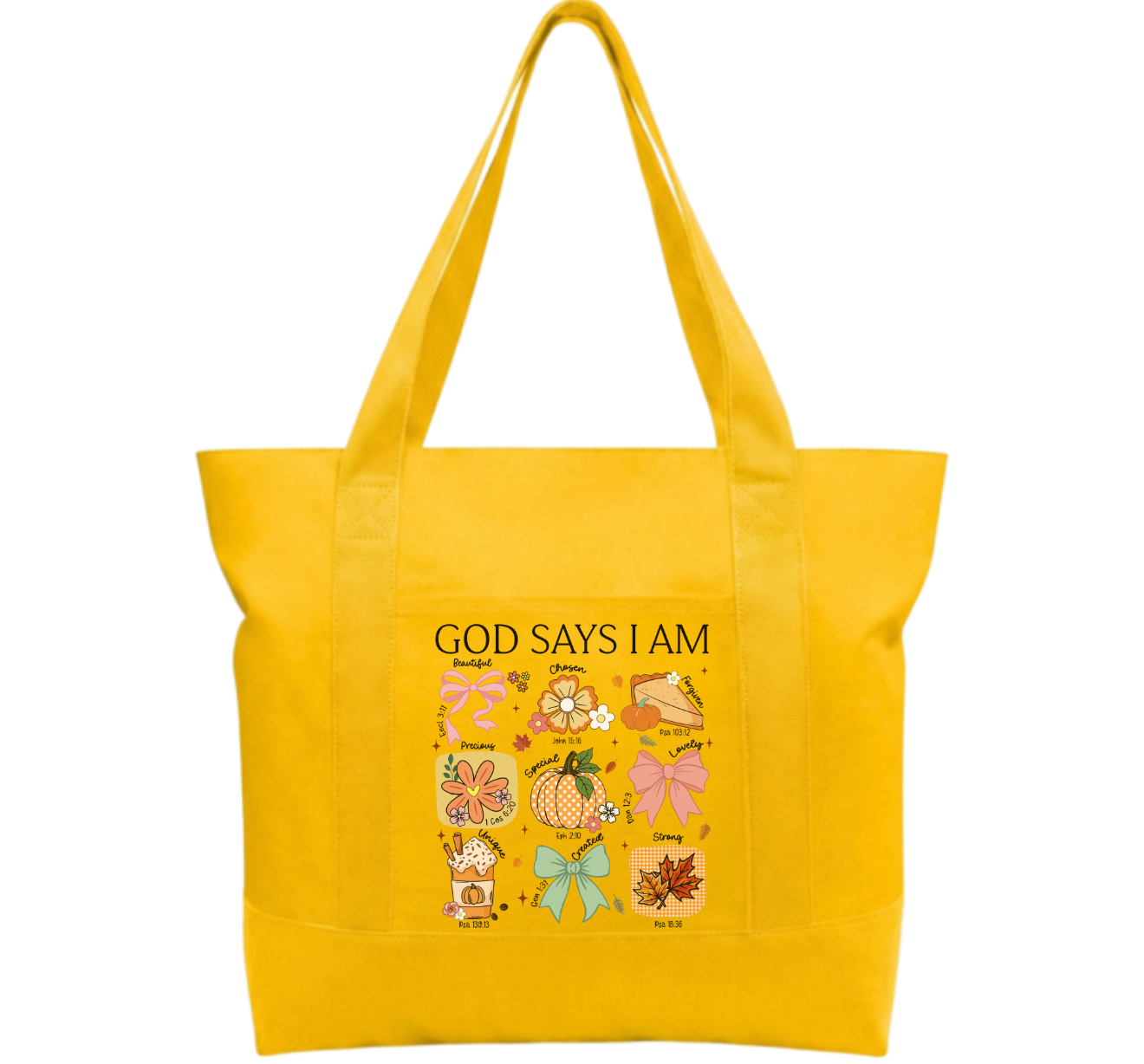 God is Good Cotton Tote Bag