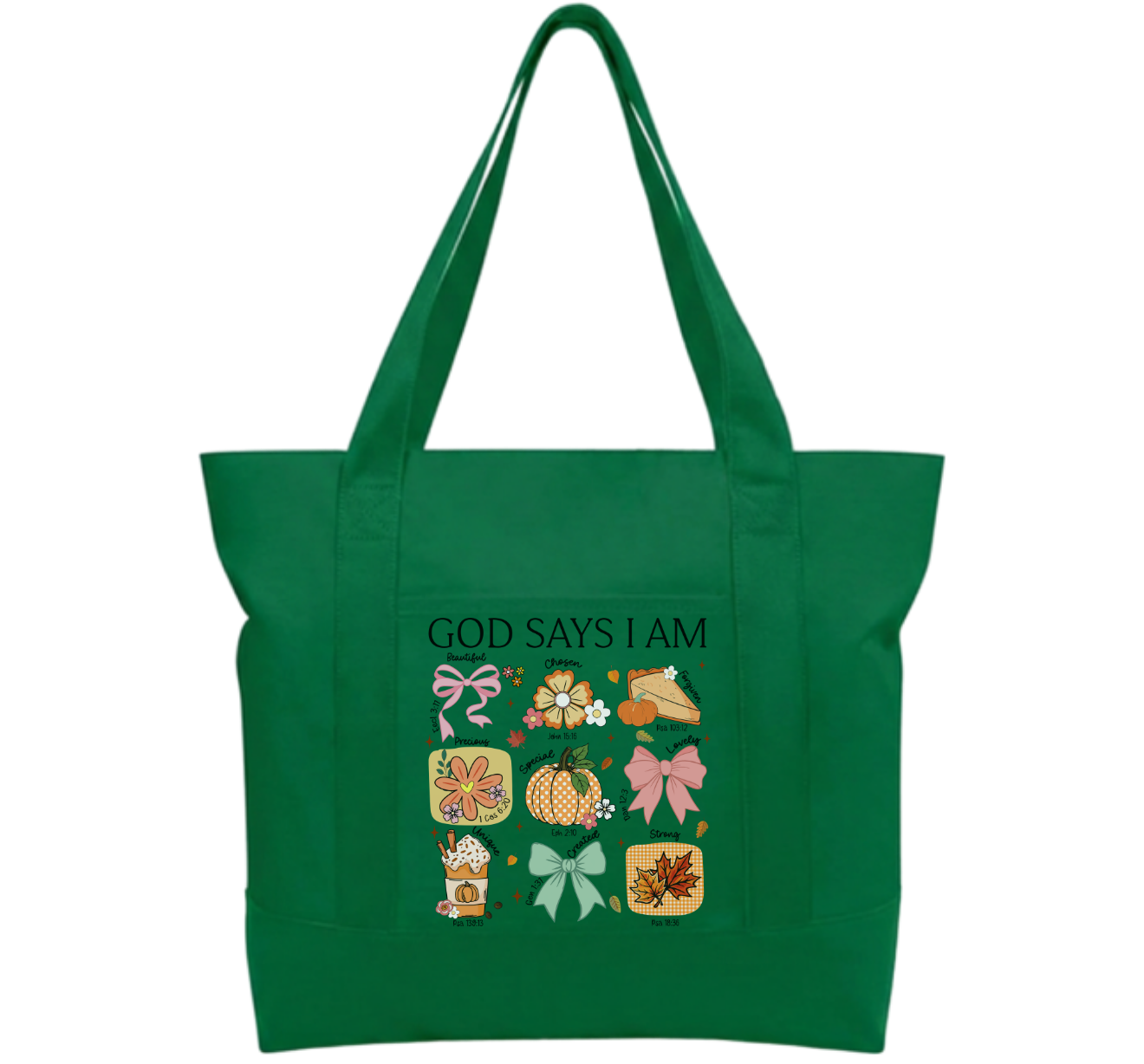 God is Good Cotton Tote Bag