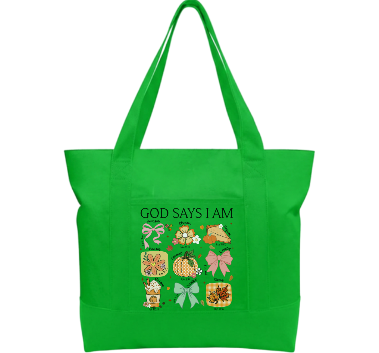 God is Good Cotton Tote Bag
