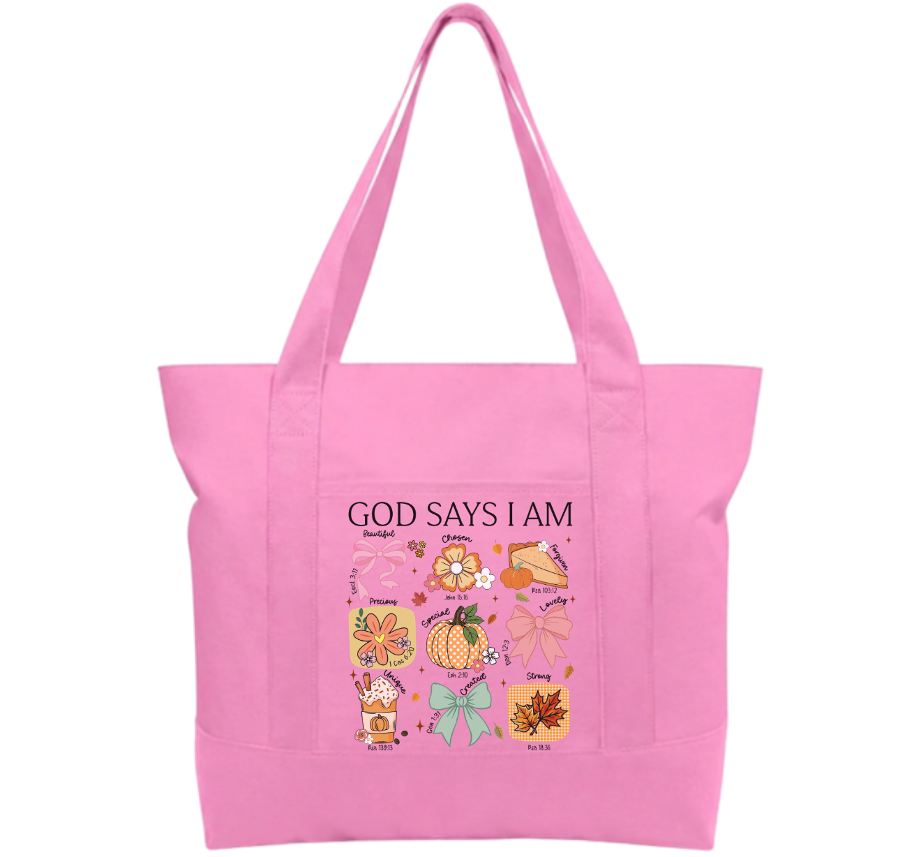 God is Good Cotton Tote Bag