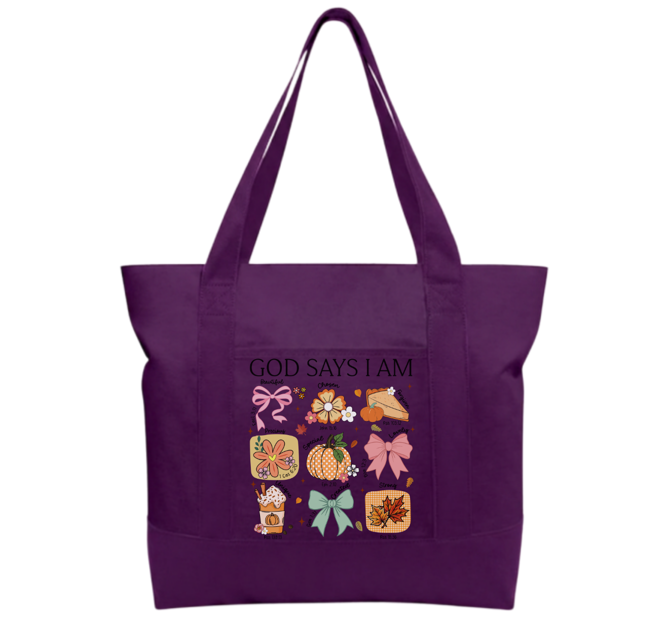 God is Good Cotton Tote Bag