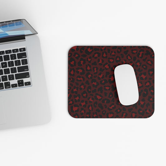 Red Print Mouse Pad