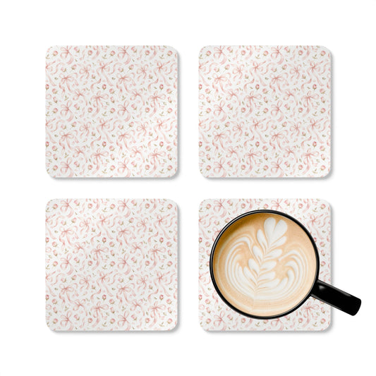 Bows and Flowers Coasters (2)