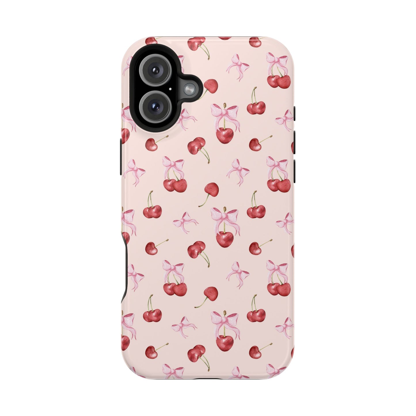 Cherry with bows Iphone Case
