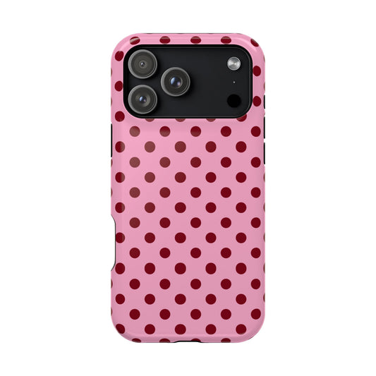 Pink Dots Iphone Case
