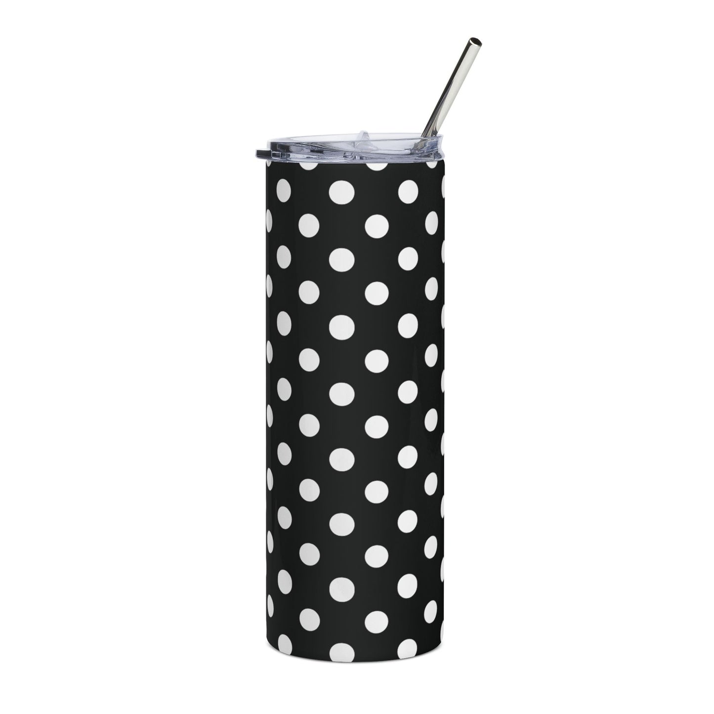 Polka dots + free straw topper
