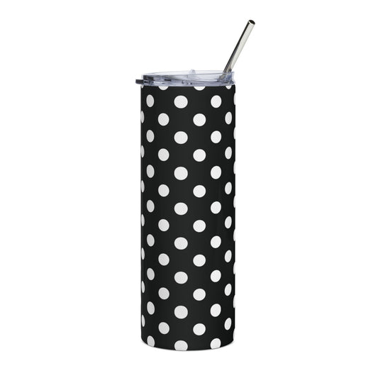 Polka dots + free straw topper
