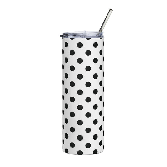 Black and white + free straw topper