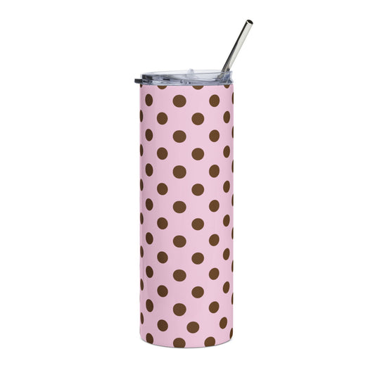 Pink coffee + free straw topper