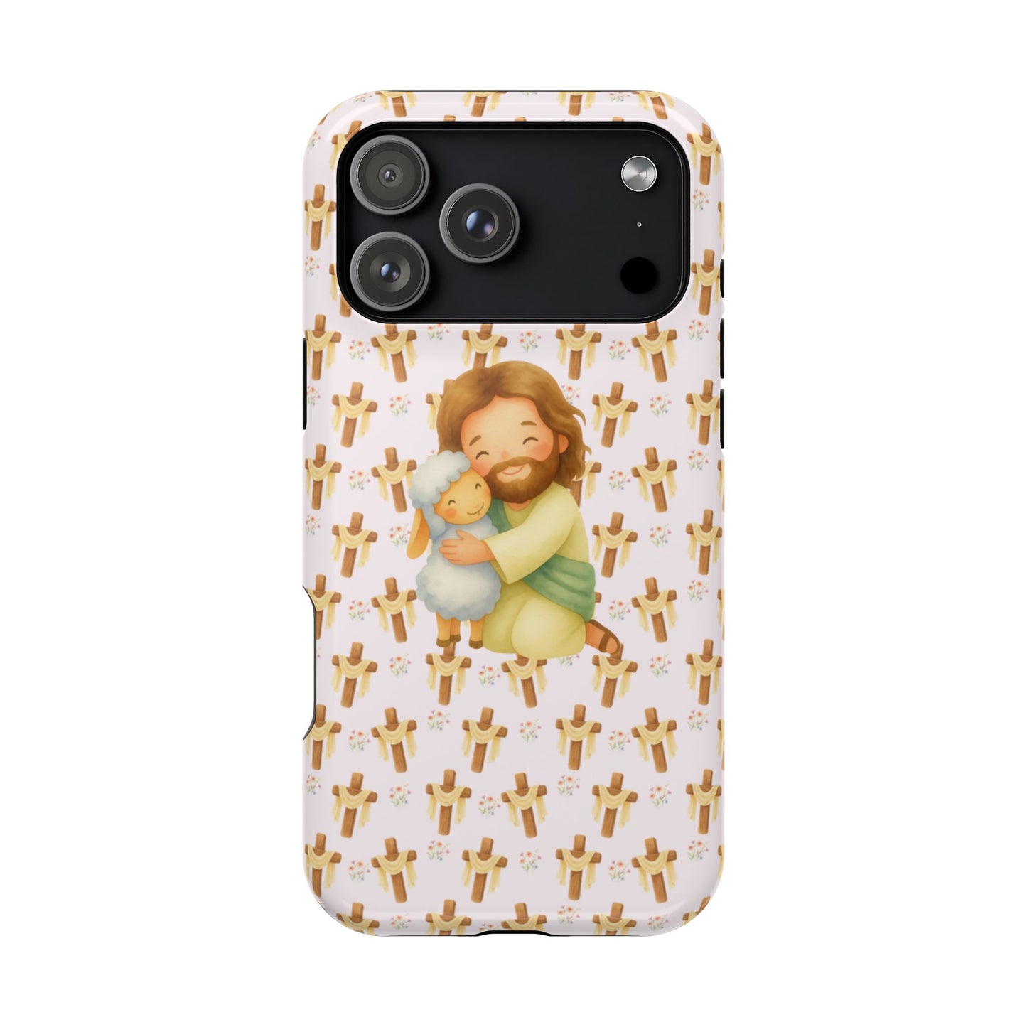 Jesus hugs Iphone Case