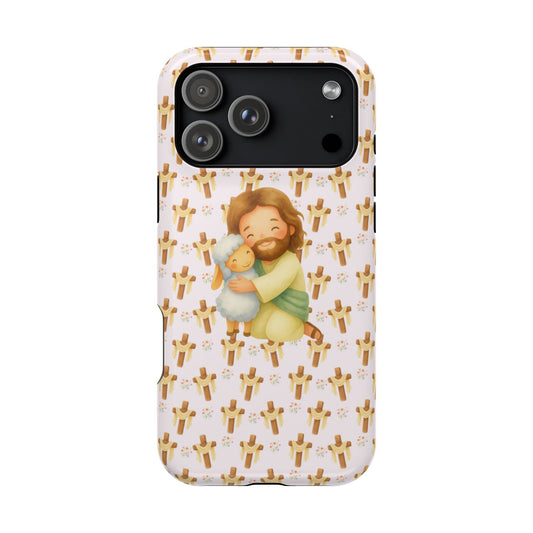 Jesus hugs Iphone Case