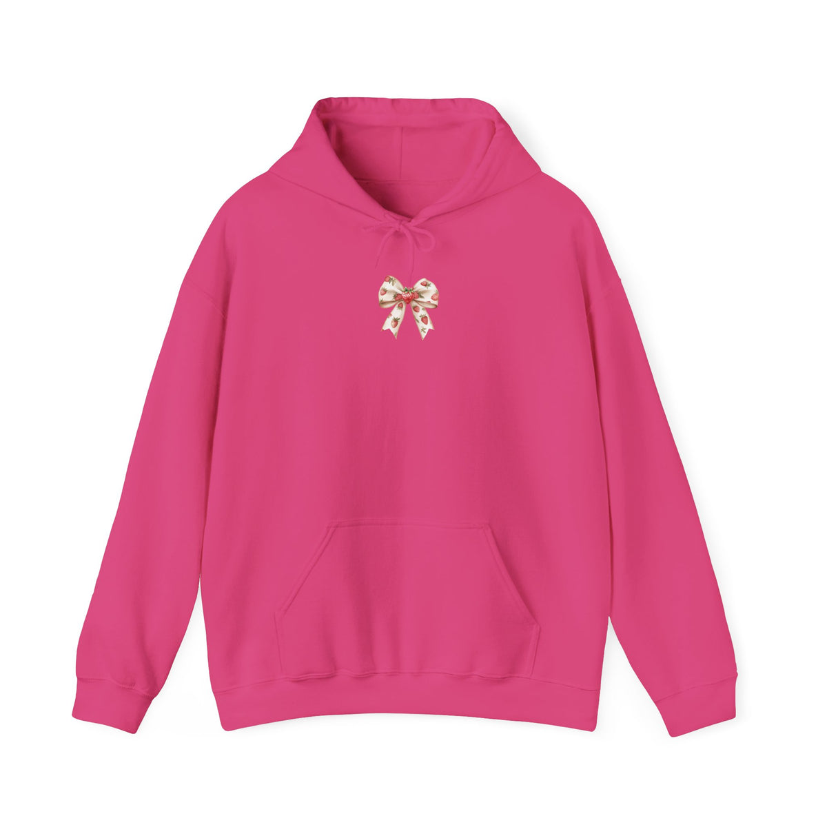Berry bow hooded sweatshirt