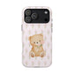 Bear and flowers Iphone Case