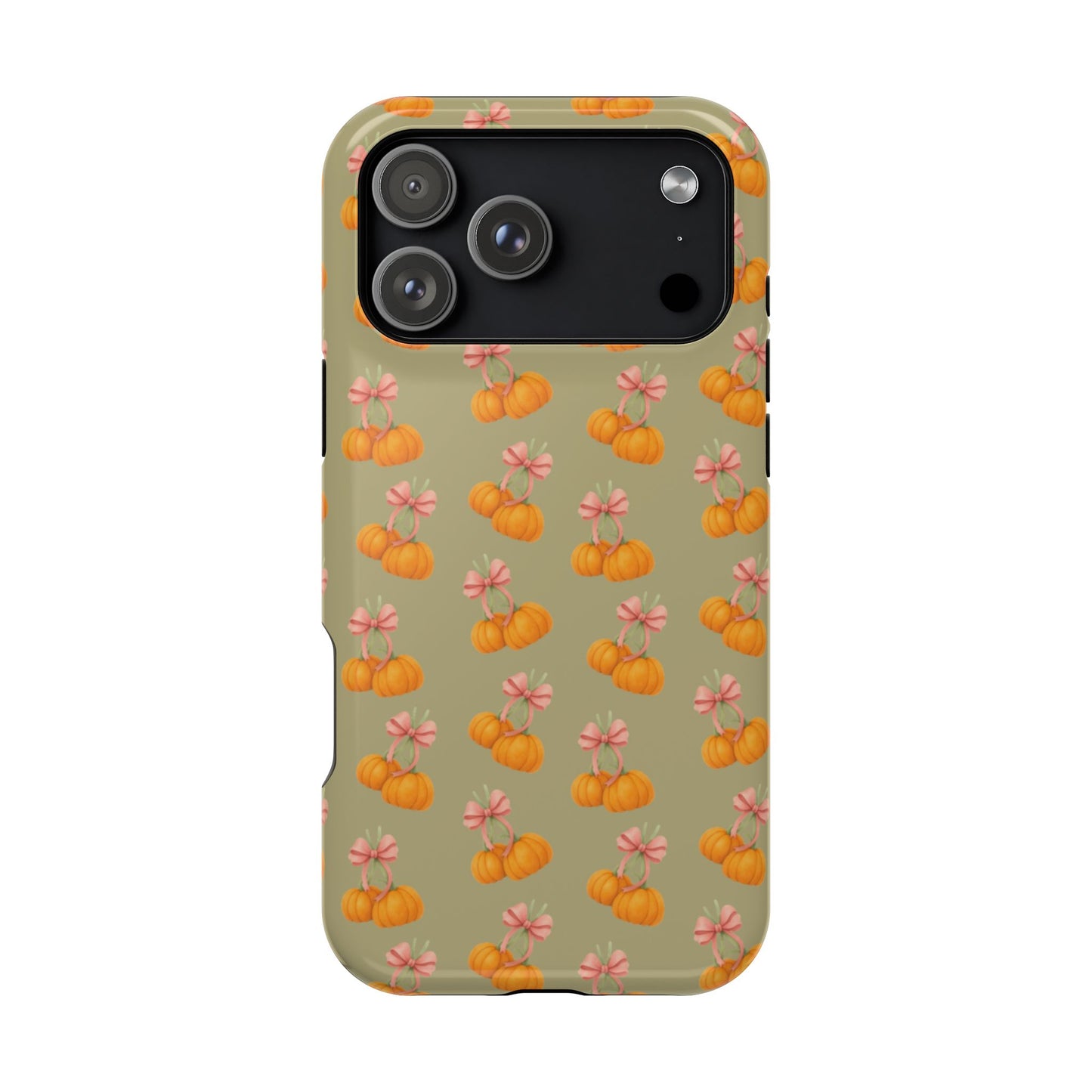Bow pumpkin Iphone Case