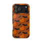 Pumpkin and bats Iphone Case