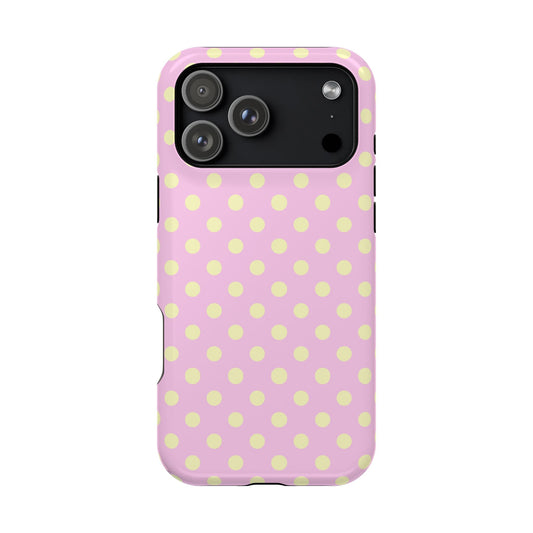 Yellow Dots Iphone Case