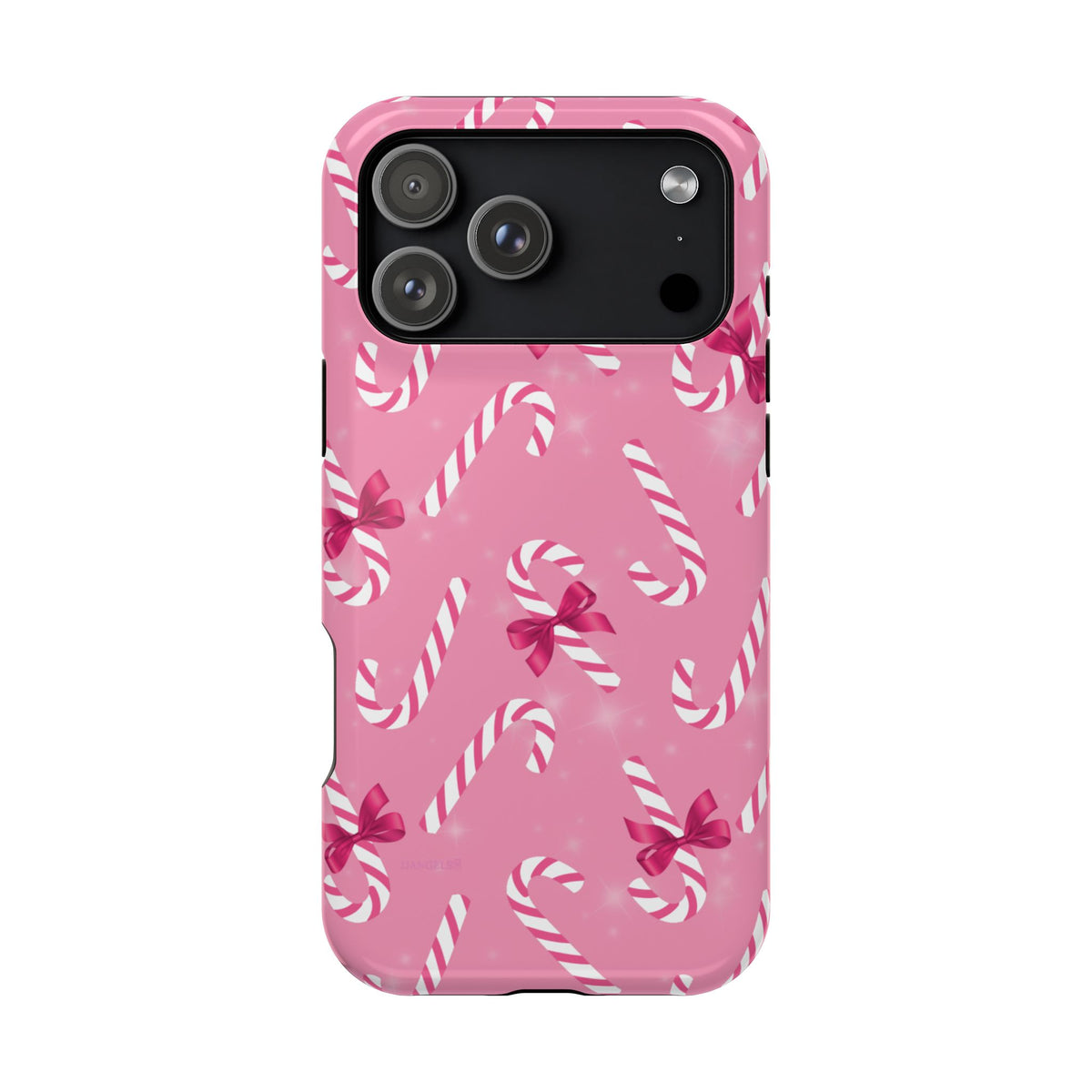 Pink Candy cane Iphone case