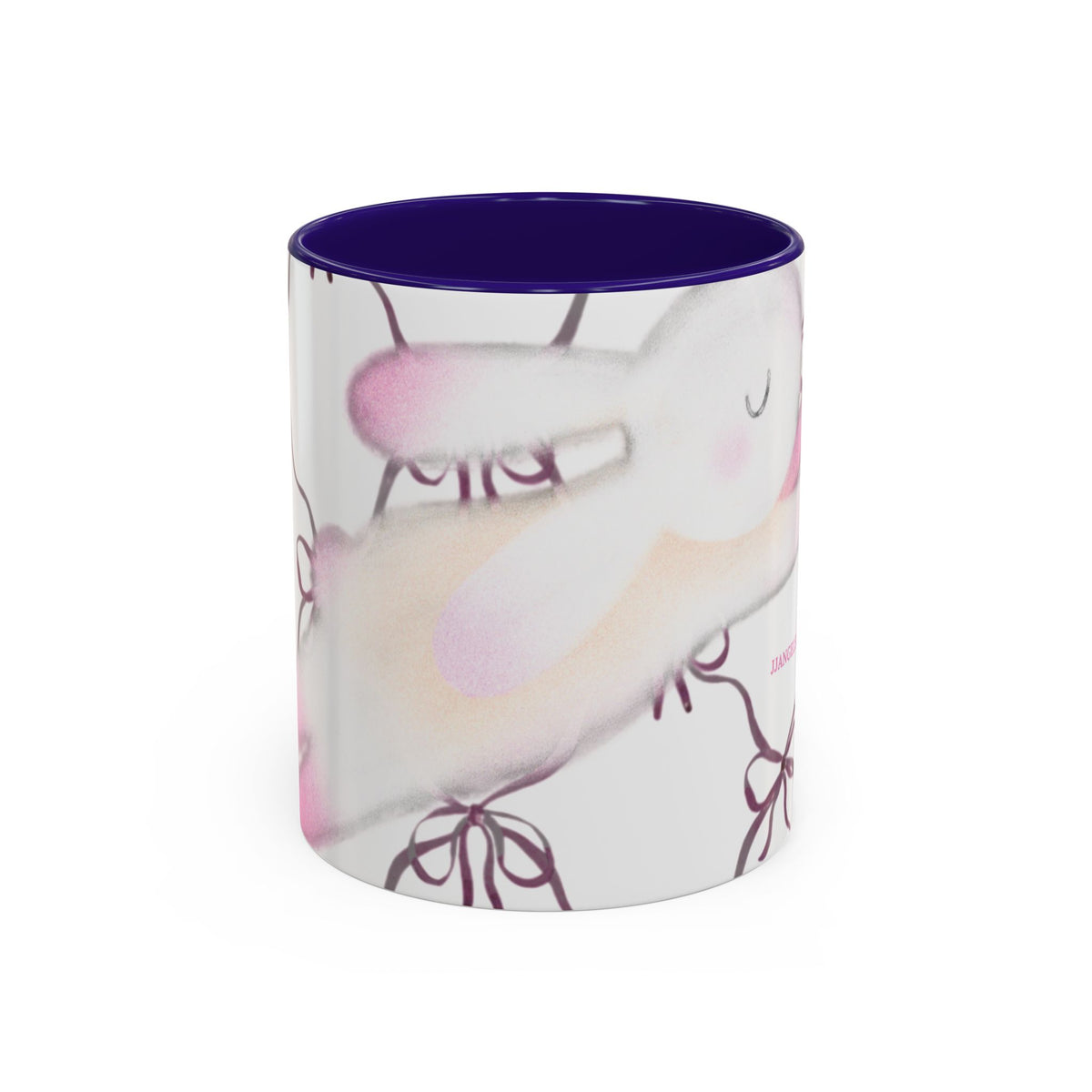 Rabbit bows mug