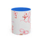 Snow and gingerbread mug
