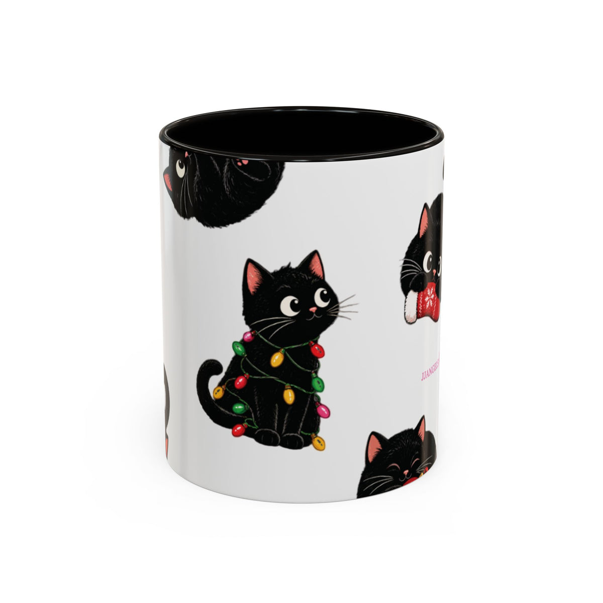 Christmas cats mug