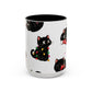 Christmas cats mug