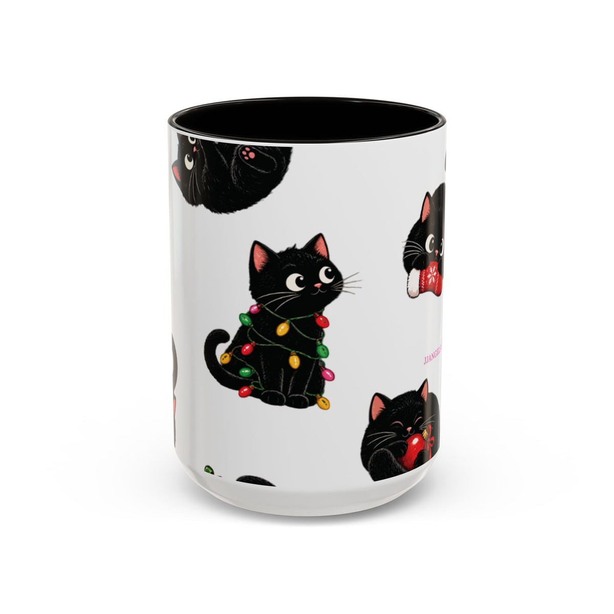 Christmas cats mug