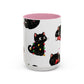 Christmas cats mug