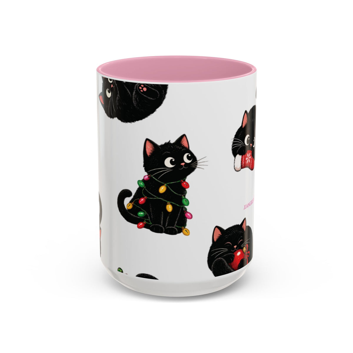 Christmas cats mug