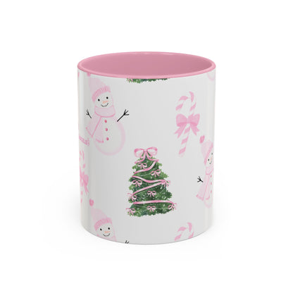 Snowman tree mug