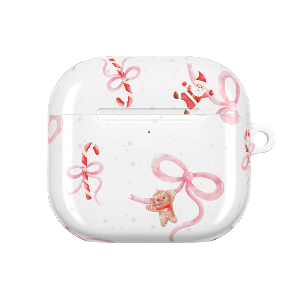 Christmas bows AirPods case