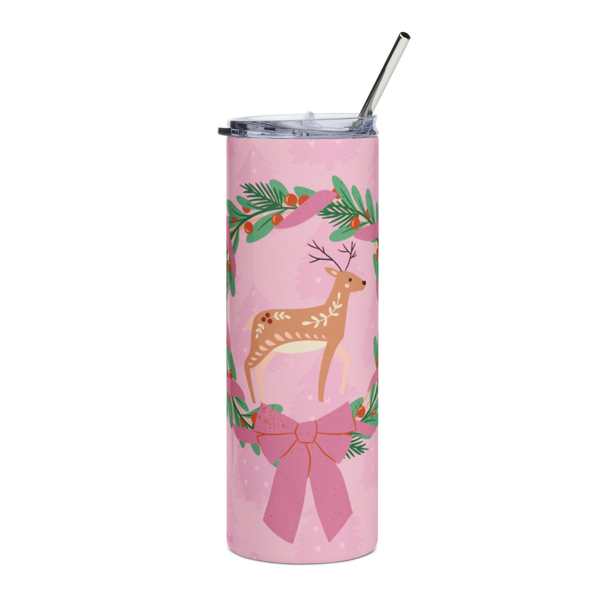Reindeer + free straw topper