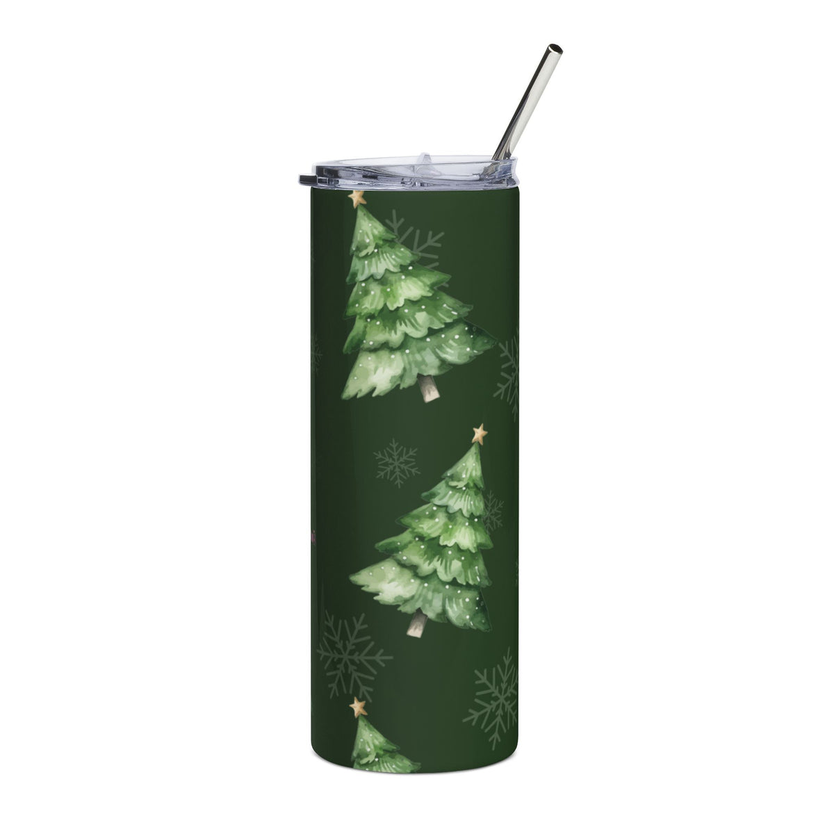 Christmas tree + free straw topper