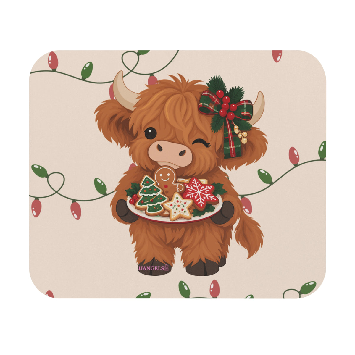 Highland cow Mouse Pad