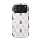 Snowman tree Iphone case