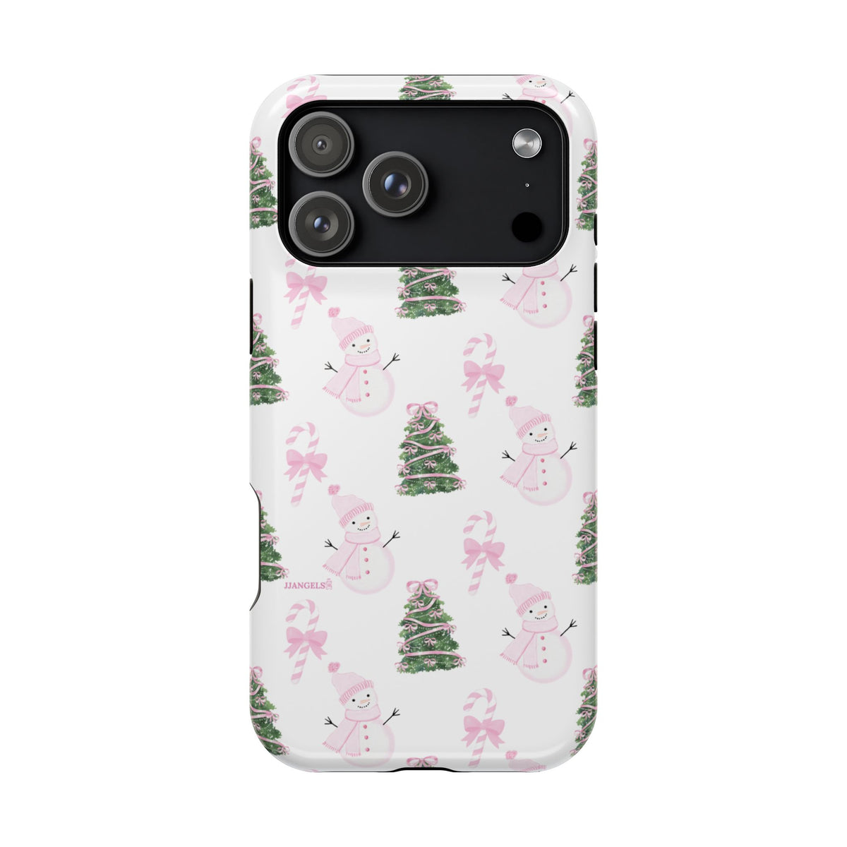Snowman tree Iphone case