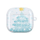 Blue Christmas AirPods case