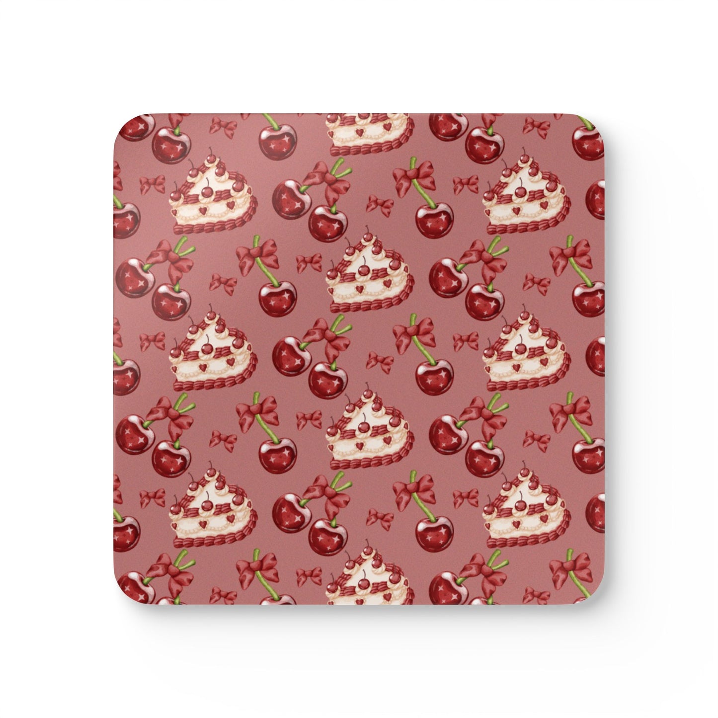 Cherry cake Coasters (2)
