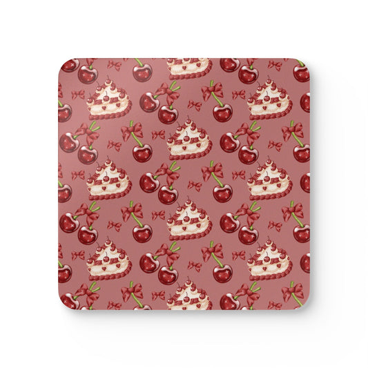 Cherry cake Coasters (2)