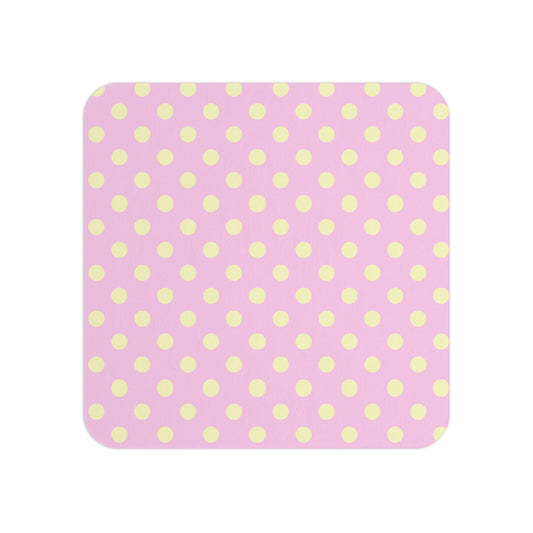 Yellow Dots Coasters (2pc)