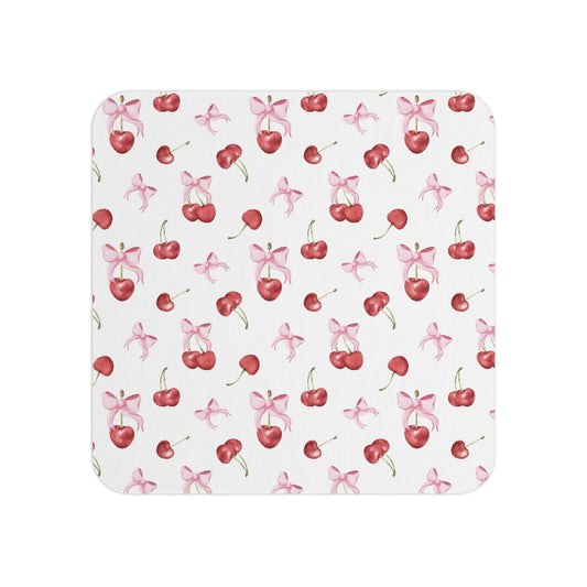 Cherry with bows Coasters (2pc)