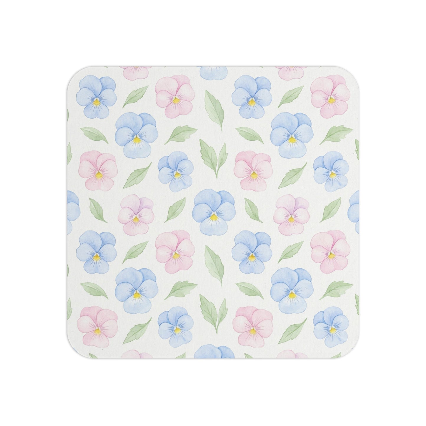 Blue and Pink flowers Coasters (2pc)