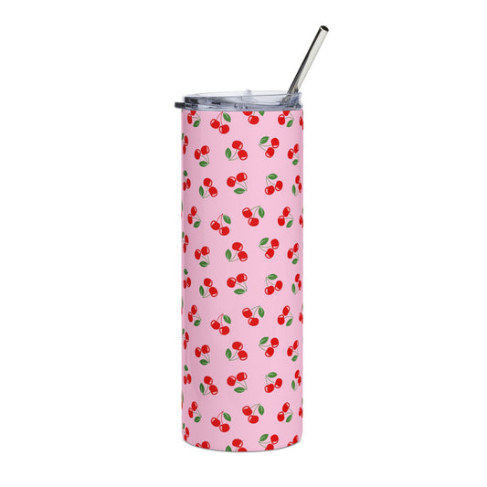Cherry’s tumbler + free straw topper