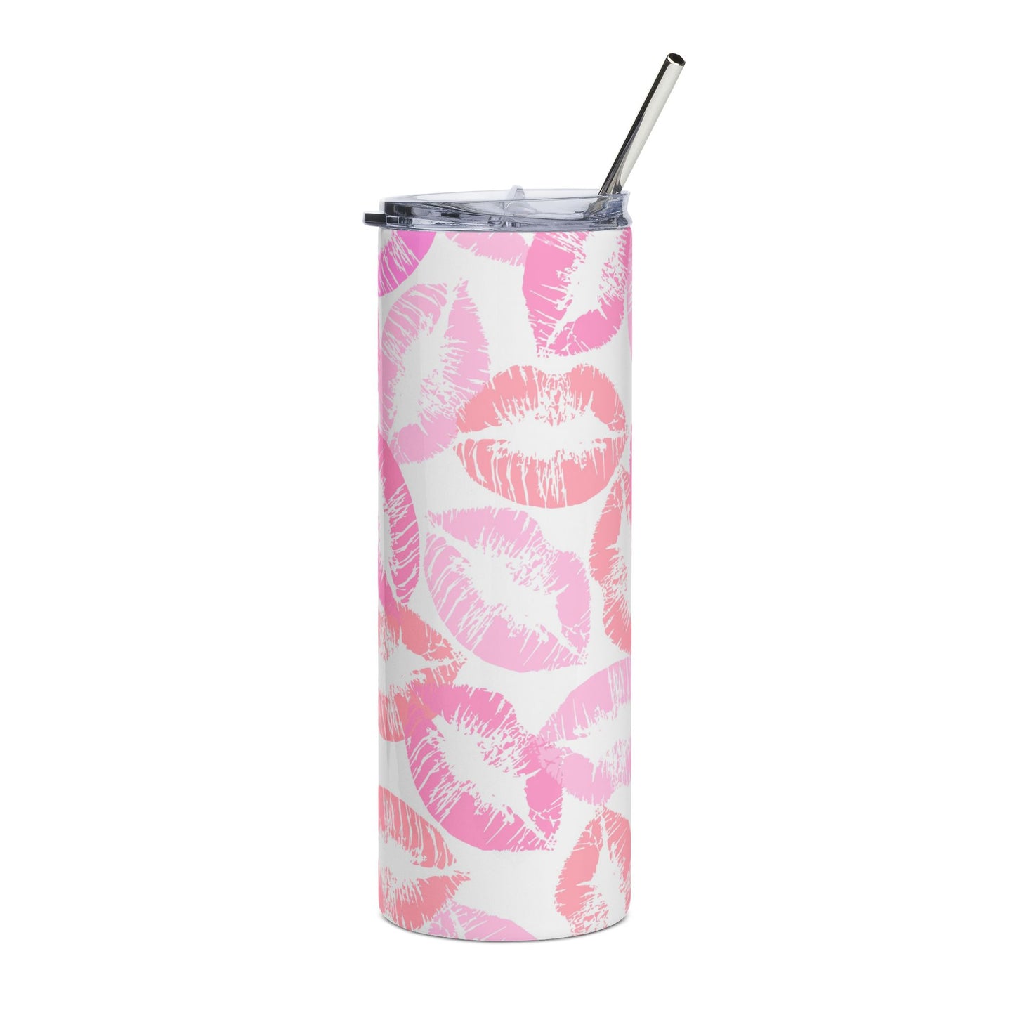 Light Kiss tumbler + free straw topper
