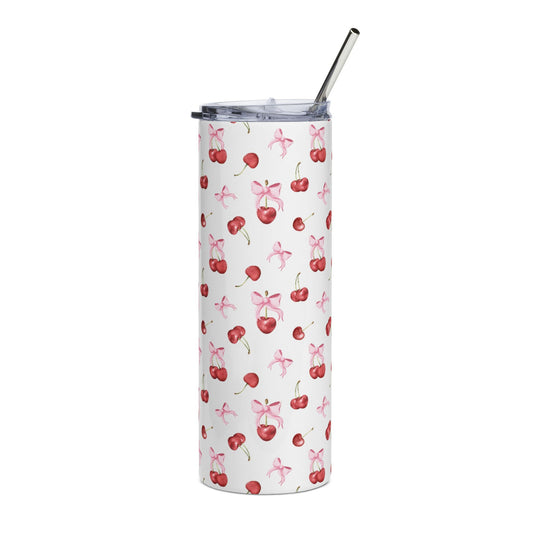 White cherry + free straw topper