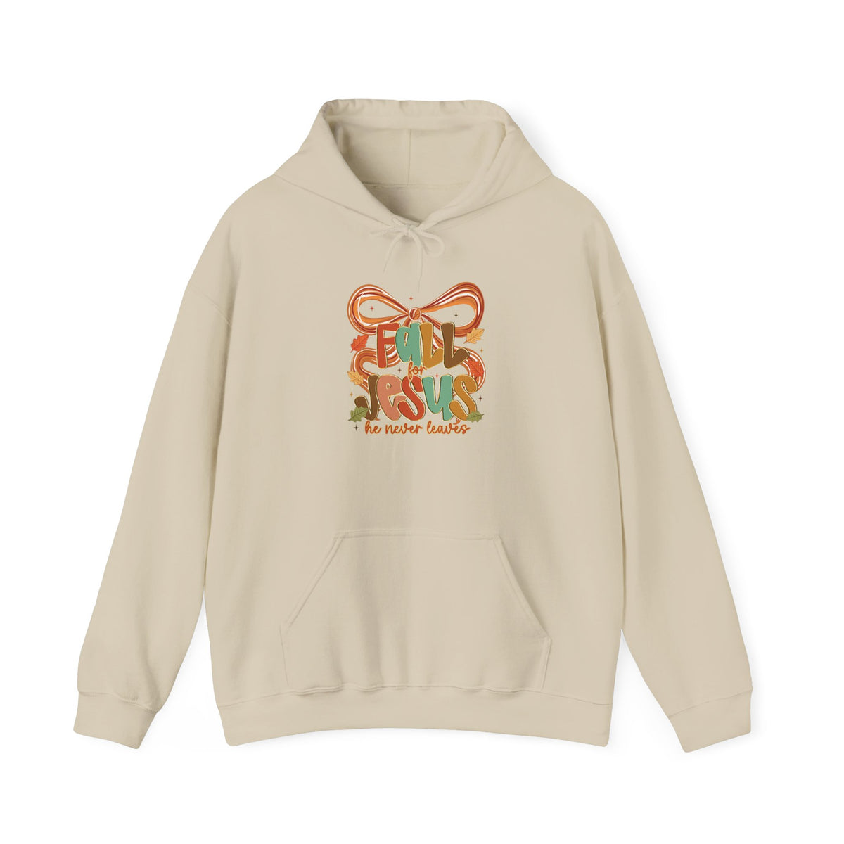 Fall for JESUS hooded sweatshirt